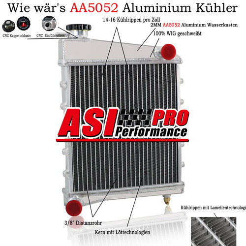 Aluminium kühler für - kÜhler,