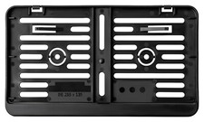 SCHWARZ Kennzeichenhalter Nummernschildhalter Leichtkraftrad 255X135 Kennzeichen