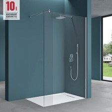 Duschabtrennung Duschwand für Dusche Duschkabine Duschwand Glas 8mm ESG Nano NEU