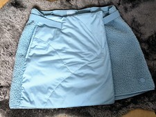 Damen Rock Thermorock Thermo warm Fleecerock blau hellblau Ocean's Apart M 38