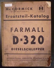 MC Cormick Farmall D320 Schlepper Ersatzteilkatalog