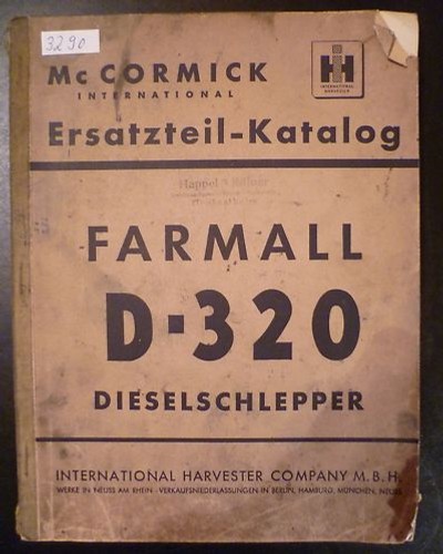Cormick farmall d320 - cormick,