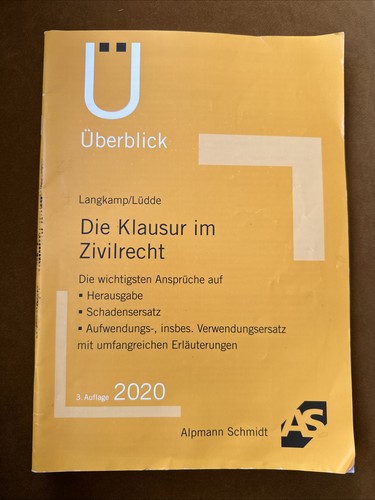 Die klausur zivilrecht - im,