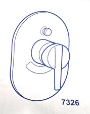 Hansa Delta UP Wannen Einhand Fertig Set 7326 chrom FO212270