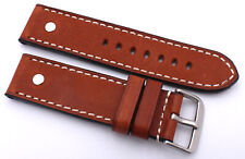 Uhrenarmband 24mm /24 Vintage Leder Germany made robust Militär Flegerband Style