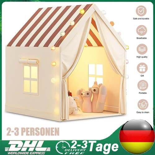 Kinderspielzelt gestreift - kinderspielzelt,