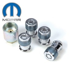 Felgen Schloß Set (14x1.5) chrom Dodge RAM 1500 Bj:12-25 Grand Cherokee WK 11-25