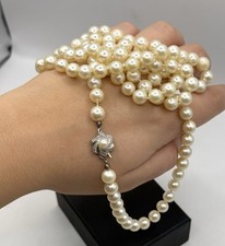 Echte Perlenkette lang 835