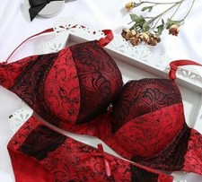 Sexy Spitze gepolstert BH Set