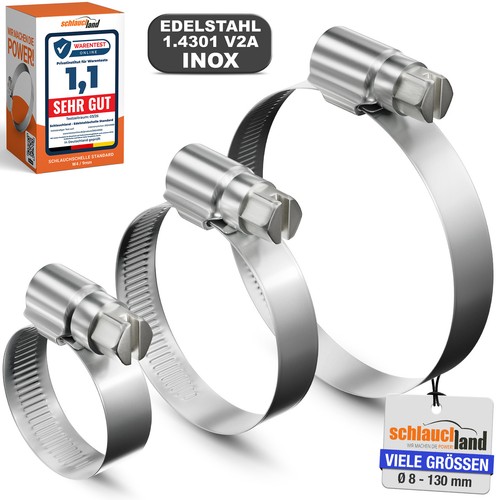 Edelstahlschelle 9mm - edelstahlschelle, w4