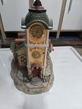 partylite Häuser Tellicht Old World Village Kirche Mit Uhr 