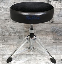 Basix / Del Rey Drummersitz Hocker Heavy Duty mit Drehspindel Drums Schlagzeug