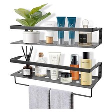 2x Wandregal Küchenregal Eisen Hängeregal Badregal Bücherregal Gewürzregal Regal