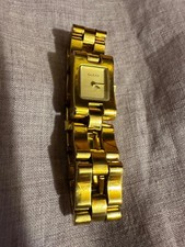 Original Gucci 2305L Armbanduhr Damen, vergoldet, gebraucht