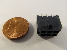 10 Stück Molex 43045-0614 6pol. Header f.Platinenmontage gerade - AE19/8458