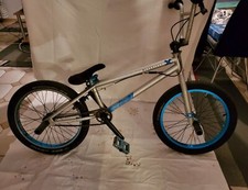 KHE BMX Zoll CrMo-Stahl 10.2 KG Silber Blau Einsteiger für Tricks und Street