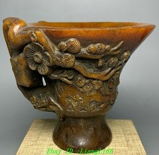 5,5 "Ox Horn Oxhorn Schnitzung