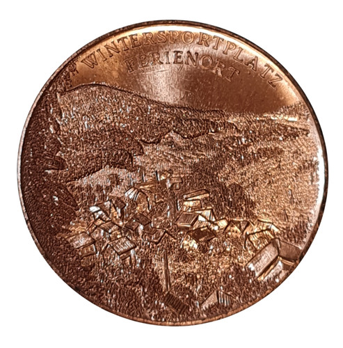 Medaille wintersportplatz - medaille,