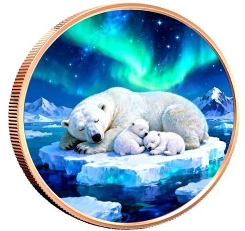 Unze 999 kupfer eisbär - 999,