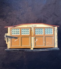 Blechspielzeug Auto Doppelgarage aus Sammlungsauflösung