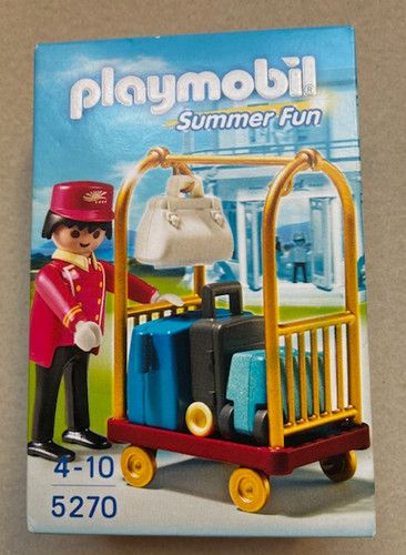 Playmobil hotel gepäckträger - playmobil, hotel-gepäckträger