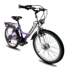 XB3 20 Zoll Fahrrad Kinderfahrrad Nabendynamo Licht 6 Gang Lila
