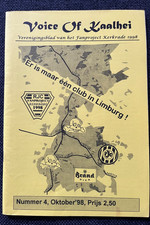 Fanzine Voice of Kaalhei / Roda Kerkrade/  Nr. 4 von Oktober 1998