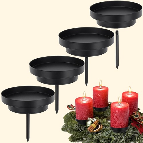 Adventskerzenhalter metall 8cm - adventskerzenhalter,