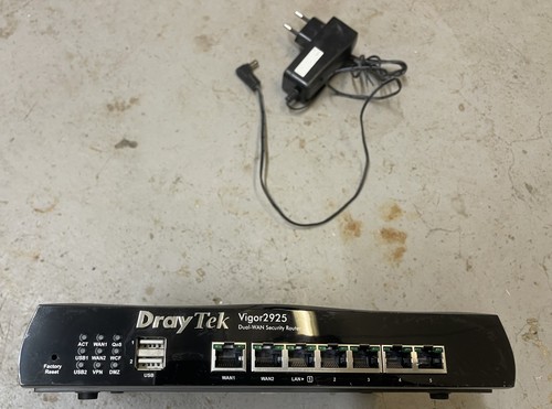 Draytek vigor2925 dual wan - draytek, dual-wan