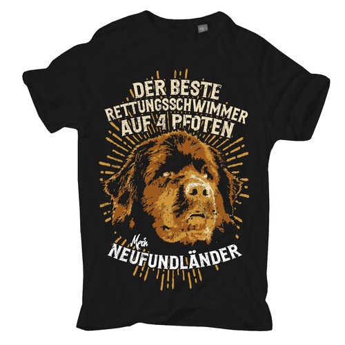 Shirt neufundländer - t-shirt,