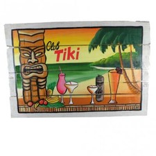 Holzschild Tiki Bar Südsee Maori 60x40cm Rockabilly handgemalt