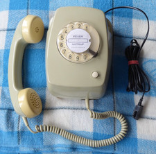 altes WANDTELEFON-POST-FeWAp-TOP-ZUSTAND-WANDHALTERUNG -TAE-STECKER-FUNKTION-