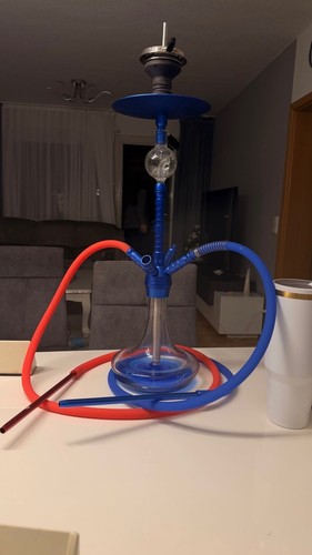 Shisha wasserpfeife blau - shisha, mit