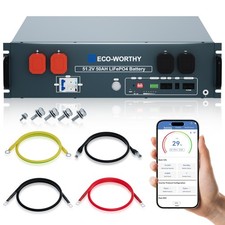 ECO-WORTHY 48V 50Ah Speicher
