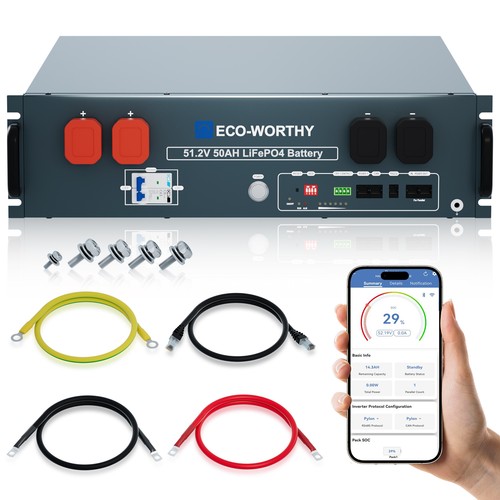 Eco worthy 48v 50ah - 50ah, speicher