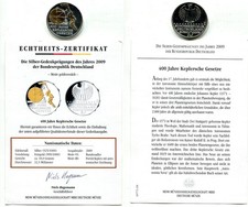 10 Euro BRD 2009 F  Silber