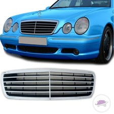 für Mercedes W210 S210 Kühlergrill Frontgrill Grill Chrom Avantgarde Mopf 99-02