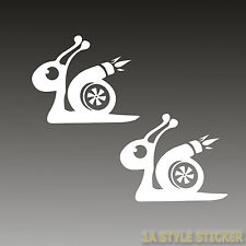 Turbo Schnecke Aufkleber  2x