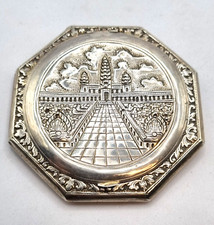 Altes Schmink Etui Puder Dose