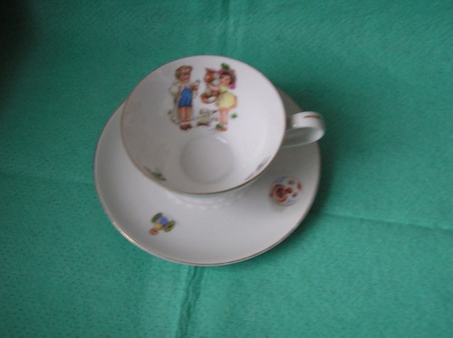 Porzellan kindertasse u - ,
