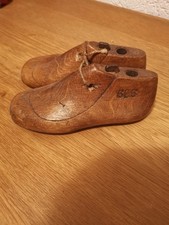 Antike Holz Schuh-Leisten Gr. 32