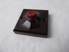 alter sehr schöner Klingelknopf Taster Klingeltaster - Klingel - 42 x 42 mm