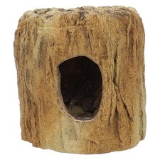 Aquarium Terrarium Deko Keramik Baumstumpf Laich Ton Höhle Baumstamm Versteck