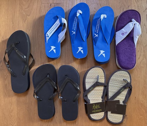 Paar damen herren flip flops - 9,