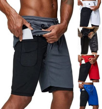 Shorts Laufhose kurz Kompression Basketball Fussball Sporthose Fitness Herren