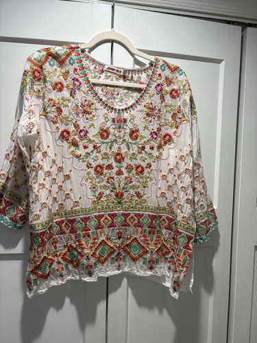 Johnny was white multicolor - white,