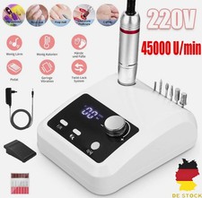 45000 U/min Elektrische Nagelfräser Nagelfeile Maniküre Profi Pediküre Set Bits