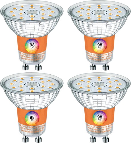 Gu10 led leuchtmittel 4er pack - led,