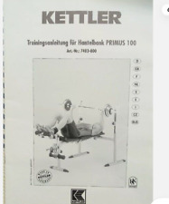 Kettler Fitnessbank mit Langhantel und gewichten