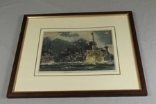 Volldampf voraus - Holzschnitt nach Zeichnung von Willy Stöwer - um 1878 (A) H4